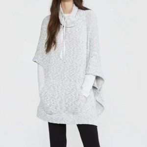 LOU & GREY Marled Tweedy Poncho--Size Medium (EUC)